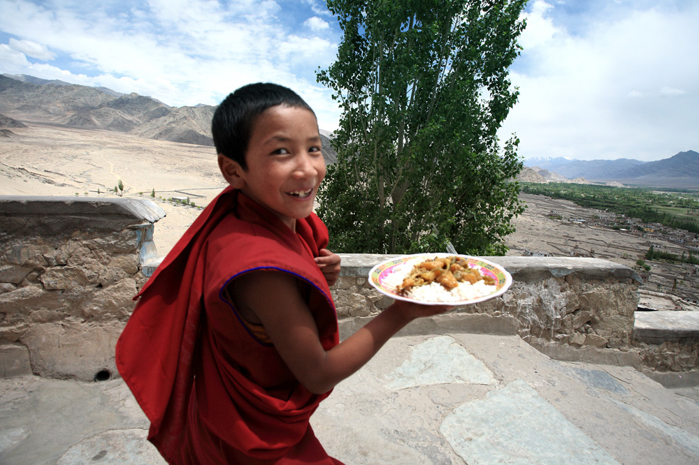 Young Buddhist Monk at Thikse Gompa